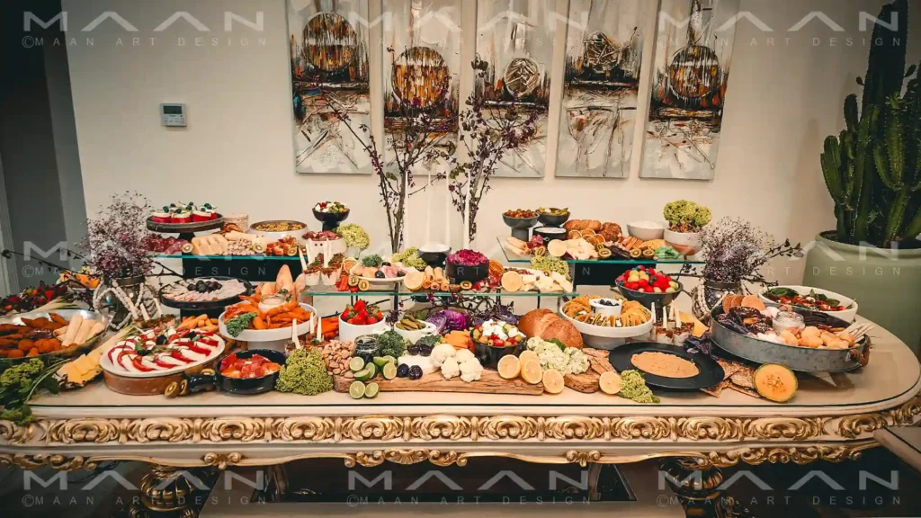 10 نکته مهم در چیدمان میز فینگر فود